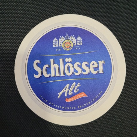 BZK-SCHALT-DS2025 Schlösser Alt Bira Bardak Altlığı – Düsseldorf Geleneksel Alman Bira