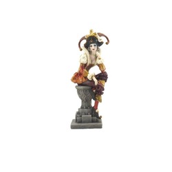 WU75925AA Hediyelik Veronese Poliserin Biblo Wise Palyaço & Soytarı Serisi Kadın Soytarı 26,5cm