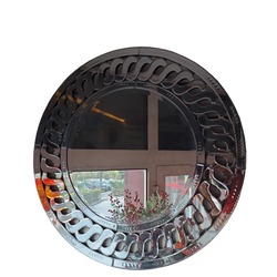 BYVKD90AYN Büyük Yuvarlak Kendinden Desenli Ayna 90cm Çap, 4cm Derinlik 1 Adet