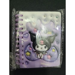 K924565325 Kuromi Sanrio 3D Spiral Defter - Sevimli & Yaratıcı Karikatür 1 Adet