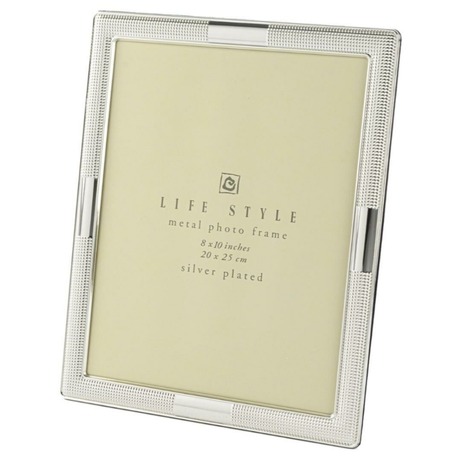 P158.391034 Gümüş Metal Çereve 20x25cm Dekoratif Hediyelik Life Style Photo 1 Adet