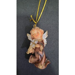 B89651 Asılan Melek Koyu Kahverengi Biblo Dekoratif Obje Ev Dekorasyon 7x3,5cm 1 Adet