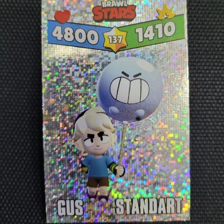 48001410 Gus Standart Kağıt Parlak Simli Kart 8x5cm Yeni Seri 1 Adet