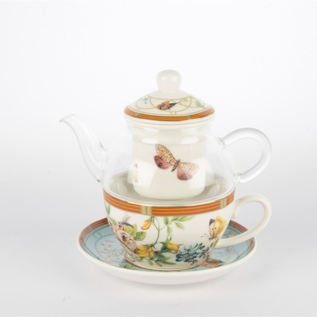 P388.132788 Gardenia Luxe Tek Kişilik Demlik Fincan Butik Mutfak