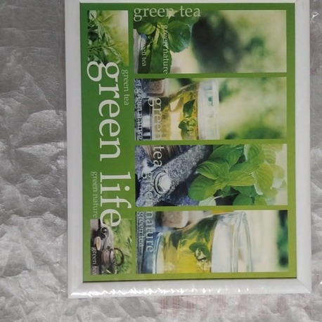 OZ1220MINDESKETKKGMBLTEA Green life Minderli Desenli Keyif Tepsi