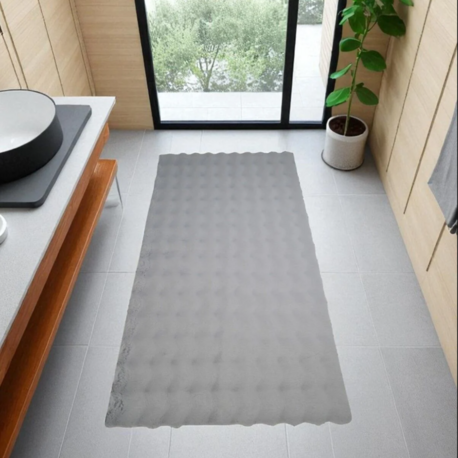BUBBLEGRİ_banyo_44325 Bubble Halı | Gri 75 x 110 cm