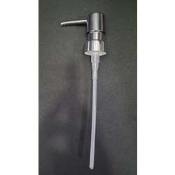 AD-13791 Sıvı Sabunluk İçin Yedek Pompa Gümüş Banyo Parça Spare Pump 1 Adet
