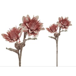 1LF-12750A Günebakan Pembe Beyaz 90cm Decorative Dekoratif 1 Adet