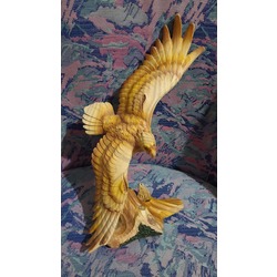 GP2073 Kartal Biblo Dalışa Geçen 25cm Hayvan Figür Heykel Babaya 1 Adet
