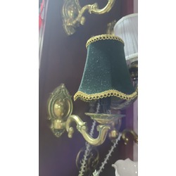 BM7R7GF Kumaş Şapkalı Metal Aplik 21x26cm Yaratıcı Modern 1 Adet