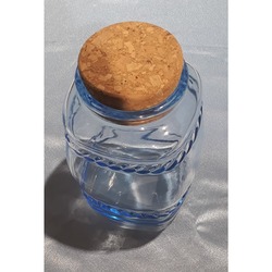 209549 Bormioli Rocco Lampedusa Vaso 1,0 Gök Mavisi 1000cc Mantar Kapaklı Cam Kavanoz