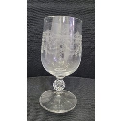 A30843 12cm Şeffaf Bohemia Kristal Cam Kahve Yanı Bardak Kadeh 1 Adet
