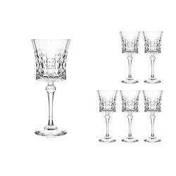 P296.591545 Cristal D'arques Fransız Paris Lady Diamond 6lı Cam Şarap Kadeh 27cl