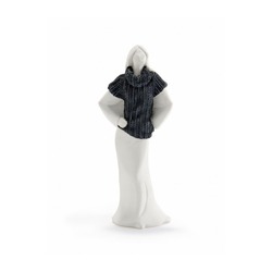 Nadal Tempus Look At Me Siyah/Gri Kazaklı Kadın Biblo Numbered Edition