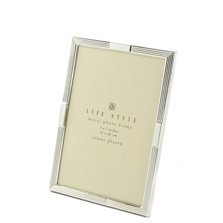 P158.391195 Gümüş Metal Çerçeve 13x18cm Dekoratif Hediyelik Life Style Photo 1 Adet