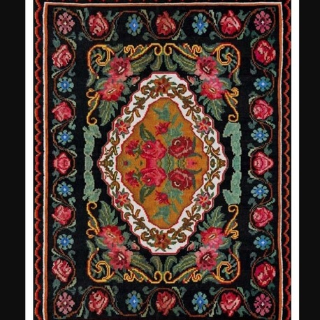 0662.V-6009 Vintage Halı | V-6009 80 x 200 cm Home
