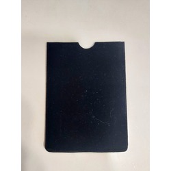 B8816 Siyah Kadife Boy 10x18cm Hıdırellez Takı Altın İçin Düğün Davet 1 Adet