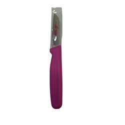 CBAYM131 Sebze Meyve Bıçağı 8cm metal bıçak, 18cm komple ölçü , 1 adet Pembe