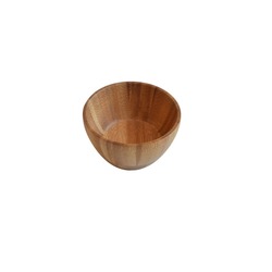 B2616 Bambu Trigo Çerezlik Kahvaltılık Ø8x4.5cm Yuvarlak Derin Servis Mutfak 1 Adet