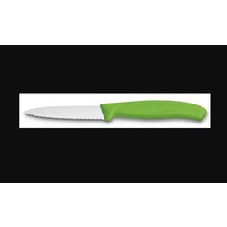 VT 6.7636.L114 Victorinox SwissClassic 8cm Tırtıklı Soyma Bıçağı Mutfak Yeşil 1 Adet