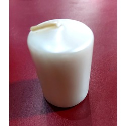 55229 Bar Mum Kısa 3,5x5cm Metalik İnci Renk Kısa Pamuk Fitil Parafin Wax Dumansız 1 Adet