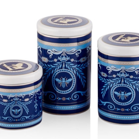1BSF-1902BB BLUE BANUBE 3LU KAVANOZ SETI 16CM 13,8CM 10CM