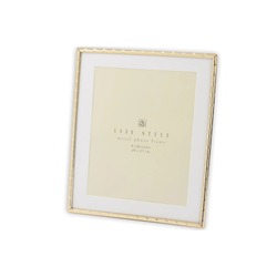 P158.329020 Benim Evim Dekoratif Hediyelik Gold Çizgili Çerçeve 20x25cm 1 Adet