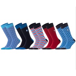 BGD6243190111 Design Ocean Erkek Soket 5'li Çorap Set Koleksiyon Kumaş %80 Cotton