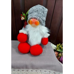 7YDKCMF1 İsveç Noel Baba Cüce Bez El Yapım İskandinav Dekorasyon 1 Adet