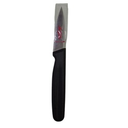 AR4002SS Sivri Ağız Basic Sebze Meyve Bıçağı 8cm metal bıçak 1 adet Siyah