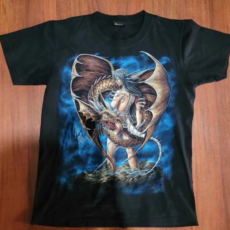 4048T Classic Wear Rock Eagle International %100 Cotton M 38-40 T-shirt Tişört 1 Adet