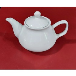 BYZPORSDEMLA Beyaz Porselen Demlik üst 20cm, taban 14cm, çaydanlığa oturma çapı 10cm