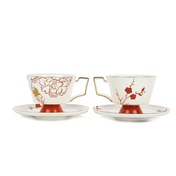 P367.389376 Poppy 2'li Çay Fincan Set 240cc Butik Porselen Mutfak Sofra