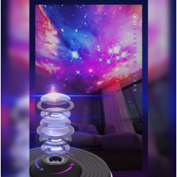  Galaxy projektör yıldızlı gökyüzü projektör 360 ° döndür Planet