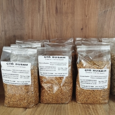 ESKİ DEĞİRMEN BAYRAMİÇ ÇİĞ SUSAM 250gr