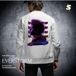 In Your Eyes Beyaz Oversize Sweatshirt