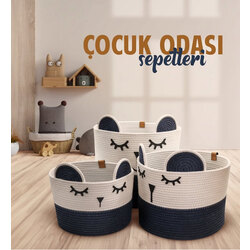 EVORA 3’LÜ ÇOCUK ODASI SEPETLERİ