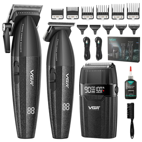 Vgr 3 ın 1 Saç Sakal Günlük Tıraş makinesi Set