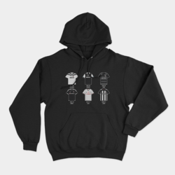 Şampiyon Formalar ve Golcüleri / Hoodie (Regular-Normal Kalıp)