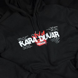 Kara Duvar / Hoodie (Regular-Normal Kalıp)