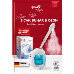 Beauty Vogue Masaüstü Vapozon Yüz Cilt Buhar Makinesi Ozonlu Cilt Bakımı Profesy
