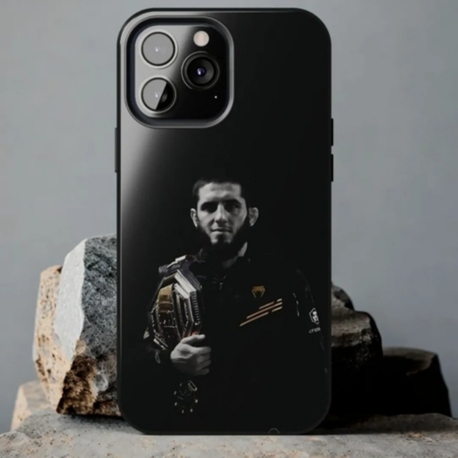 İslam Makhachev Tasarımlı Flexible Cam Telefon Kılıfı 