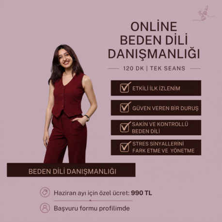 Sözsüz İletişim Danışmanlığı –  İletişimdeki Gücünüzü Keşfedin (75 DK)