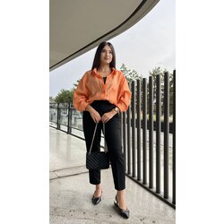 Turuncu Oversize Gömlek