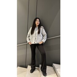 Gri Bomber Ceket
