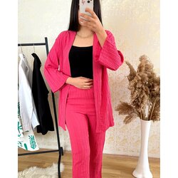 Fuşya Kimono Takım