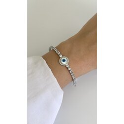 Lux silver göz suyolu bileklik 004/ALTIN KAPLAMA