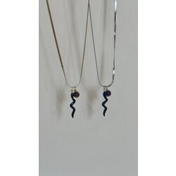 İtalyan zincirli snake kolye /ÇELİK