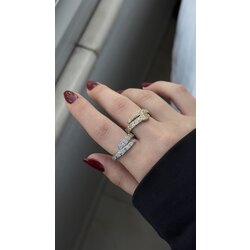 Taşlı snake yüzük |Altın kaplama