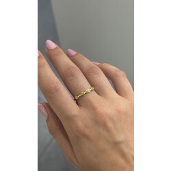 Sıralı göz yüzük |925 ayar gümüş